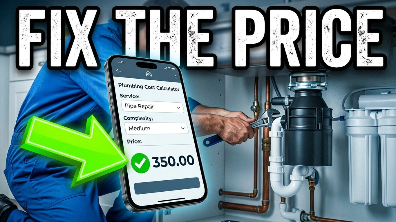 Plumbing Cost Calculator - Fix the Price